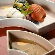 富士の器で味わう『酢の物』
