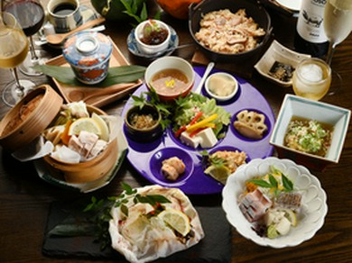 大満足の全8品のコース料理