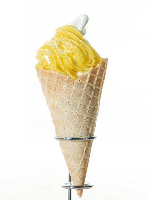 栗モンブラン×ゆふいん牧場ミルク　cone