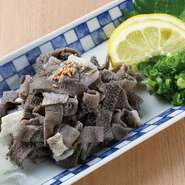 コリコリの食感を特製の辛みそで