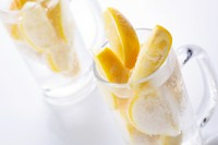 凍結したレモン丸ごと1個使用。