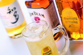 コース料理に＋1000円(税込)で120分ビール付
飲み放題に出来ます。