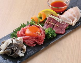 厳選本日のオススメ肉前菜盛り