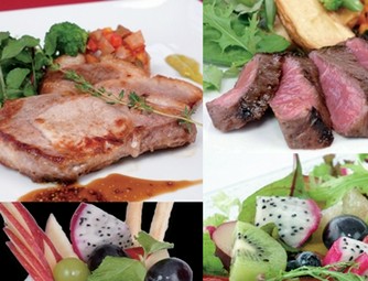 メインディッシュとデザートがお選びいただけるお得なセットです。