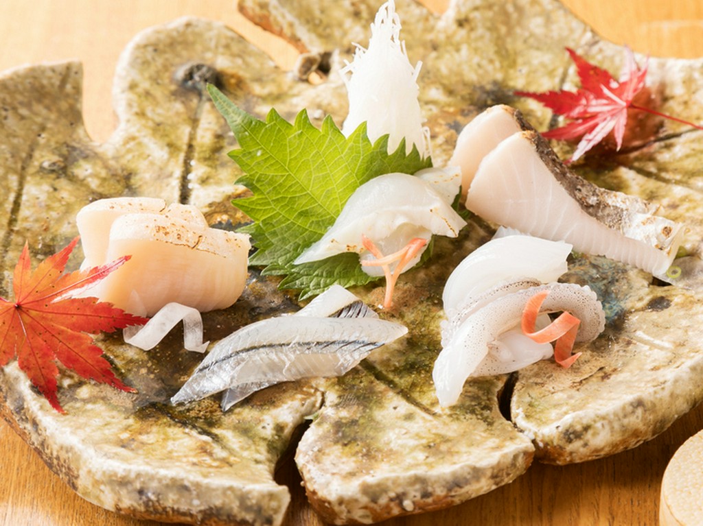 瀬戸内の恵みを一皿に『お造り盛り合わせ』