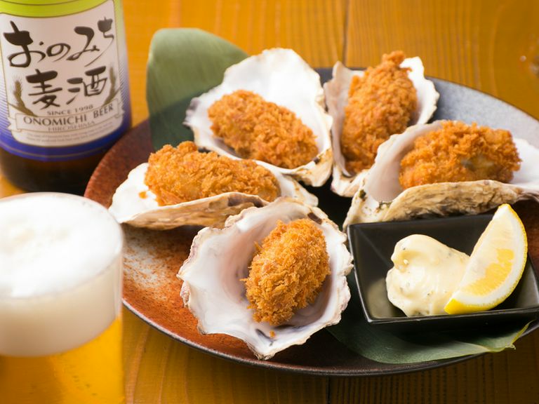 外はサクッと、中はジューシー『かきフライ　5個』