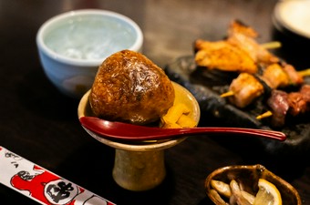 極旨網脂焼きおにぎり