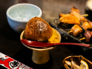 極旨網脂焼きおにぎり