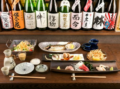 日本全国の地酒にもこだわりあり