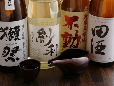 日本全国各地から選りすぐりの日本酒が勢ぞろい！