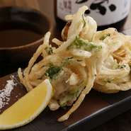 季節のかき揚げ