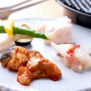 国産とらふぐのアラ身。ふぐ好きには堪らない逸品です。