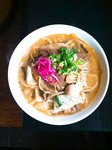 スタミナ焼肉炒め　760円→onthe麺→『カルビめん』1360円　ニンニクパンチ牛カルビ炒麺！