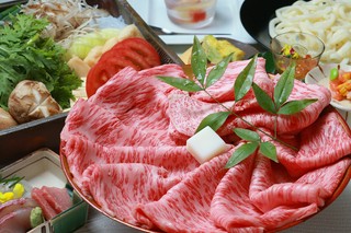 当店自慢のすき焼き