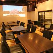 １６名以上で２階スペースを貸切が出来ます‼︎
宴会コースは２種類３０００円（税別）の海コース（６品）と４０００円（税別）の大地コース（８品）が御座います。飲み放題付きですのでかなりリーズナブルです‼︎