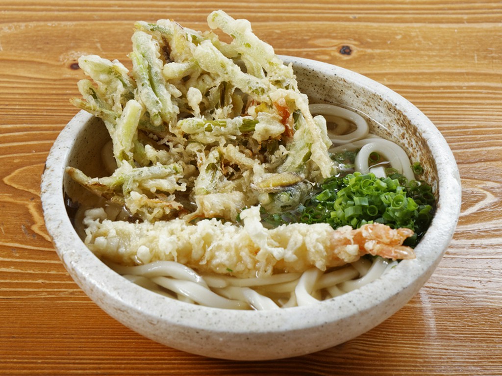 天ぷらうどん　小