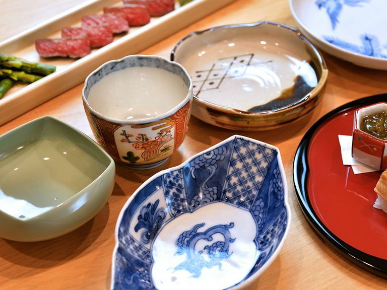 使用する器は料理や雰囲気に合わせて