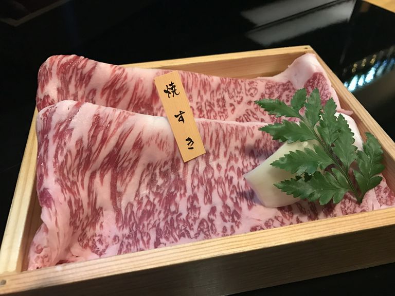 名物!山形・米沢牛焼きすき<1枚>