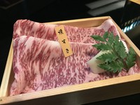 名物！山形・米沢牛焼きすき＜1枚＞