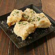 Fried corn on the cob