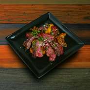 Toyonishi beef steak from Tokachi farm