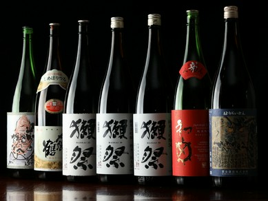 小田原では入手困難なこだわりの日本酒が勢ぞろい！