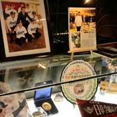高校球児、プロ野球選手時代の写真や記念品