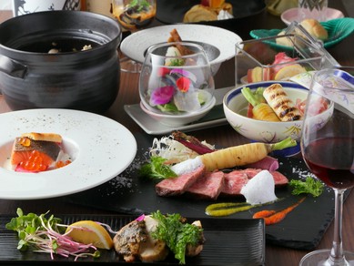 季節感満載のコース『真気ーSinkiー』