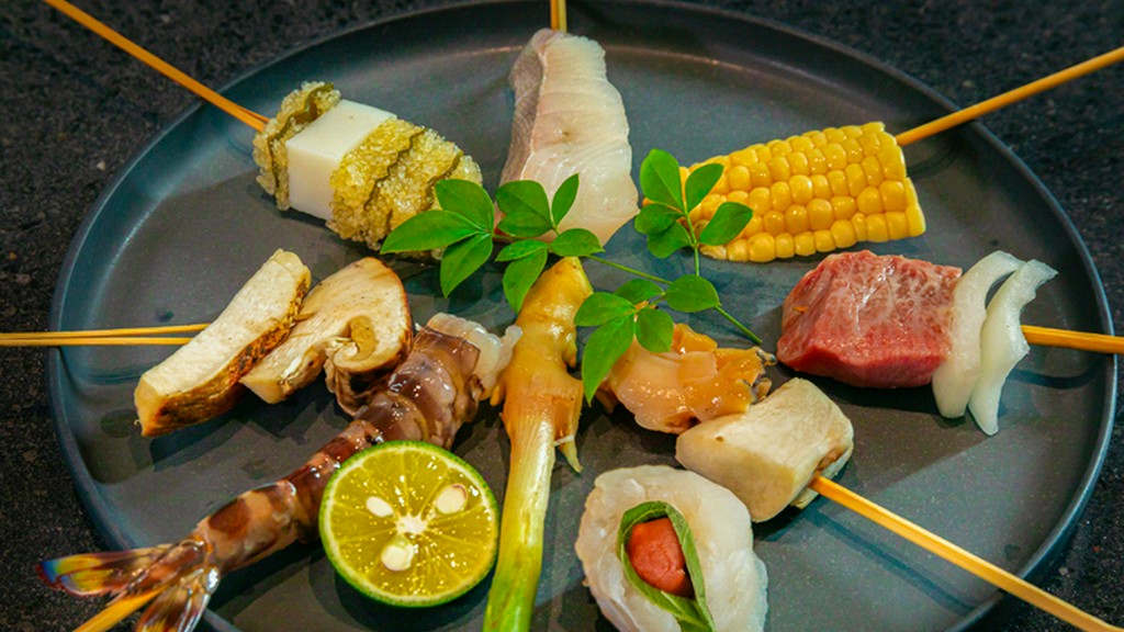 季節の産地特集が人気な『夜のおまかせコース』