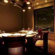 B卓／C卓／D卓　少人数でのご会食に最適。2名様～5名様まで対応可能。