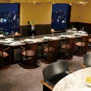 ZETA ジータ（PREMIER ROOM）唯一藻岩・円山など西側の眺望を望む完全個室のプライベートルーム。