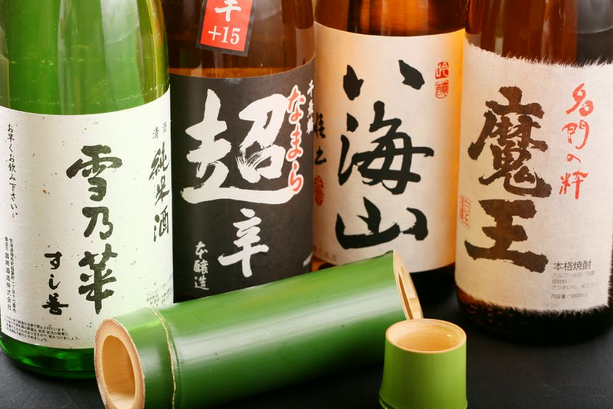 北海道を始め、各地から厳選される多彩な「日本酒」