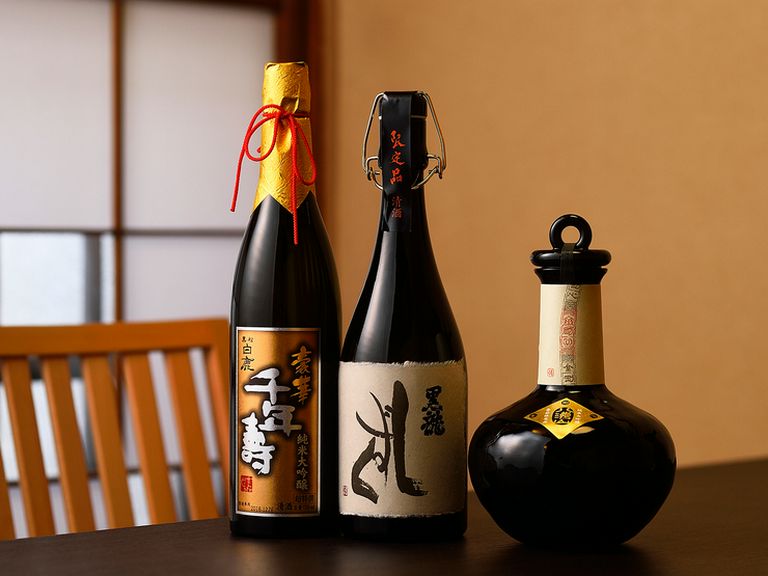 日本酒を各種ラインナップ