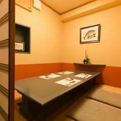 個室でゆっくりと楽しい時間を