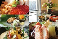 全国から旬の食材を取り寄せコース料理に仕立てます。詳しくはお電話にてお問合せください。
※3日前の昼12時までに要予約　※お一人様料金　※2名様より承ります　※写真はイメージ　※サービス料込・税込