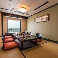 限りなくリクエストに応えてくれるお店。接待、記念日、祝事、法要など、さまざまなシーンで利用できます。