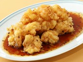 サクッとした食感と香ばしさの融合、『海老の甘辛醤油ソース』