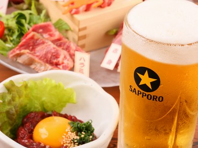 キンキンに冷えた生ビールを限界価格で提供	