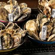 全国の牡蠣は、生産者までにこだわった安全で美味しい・一級品(身入りバッチリ)を1年中、提供します。
