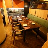 6～10名様までの個室♪カーテン仕切り