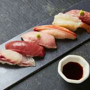 特選おまかせ寿司 6貫 ultimate fresh sushi 6pc