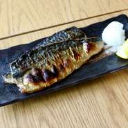 grilled fatty mackerel