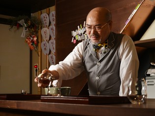 解放的なカウンターならではのおもてなし