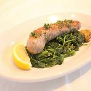 イタリア流の手作りソーセージ。CIROオリジナルのハーブの風味をお楽しみいただけます。