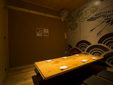 大切な方との語らいに利用できる、落ち着いたプライベート空間