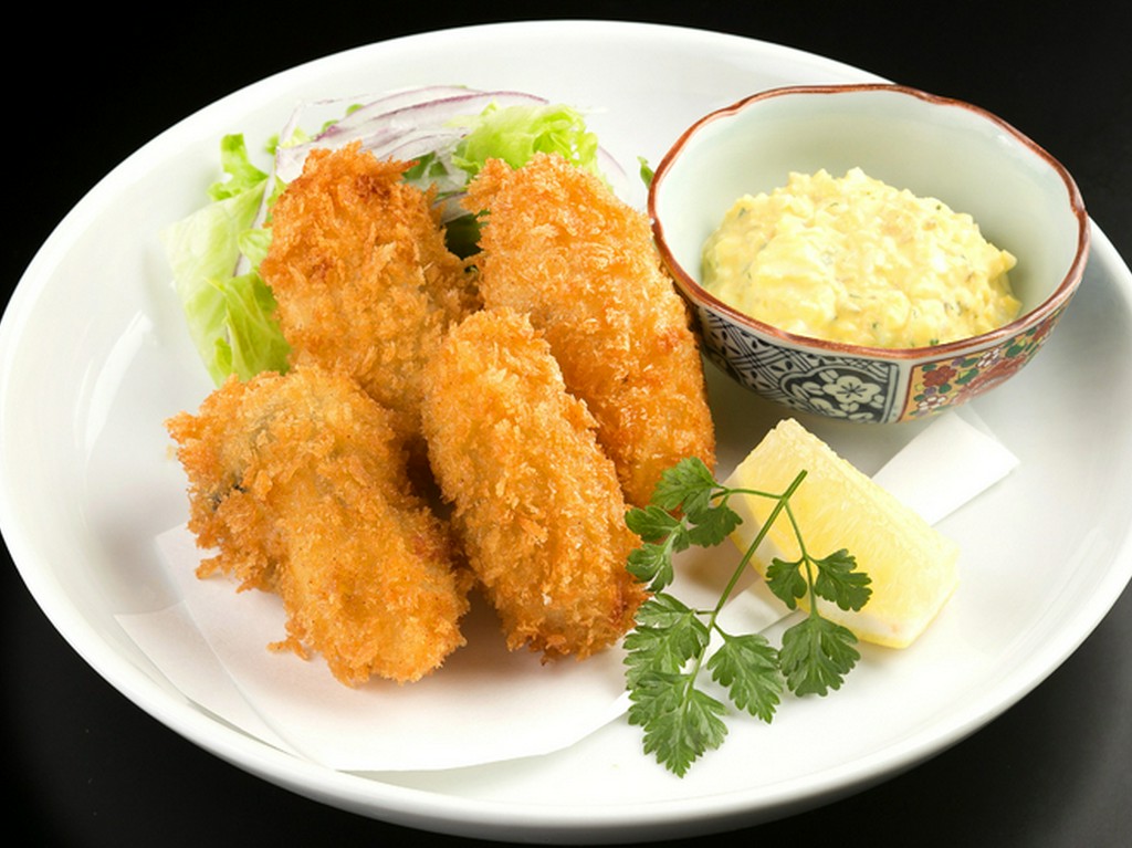 寿司屋のカキフライ 自家製タルタルソース