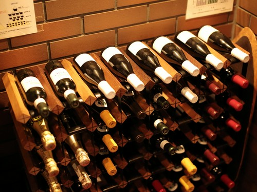 極上のお肉に合わせたワインも豊富なラインナップ