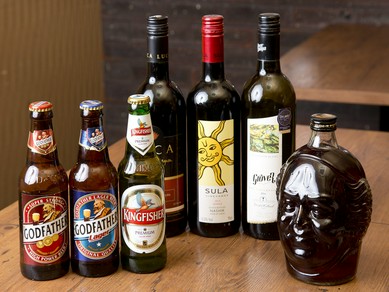 インド料理にピッタリな珍しいインドワインで乾杯を！