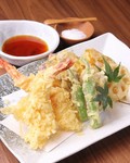 海老2本　野菜