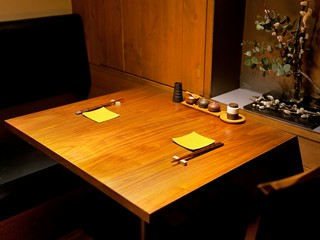 落ち着いた店内で、ゆっくりとお食事できます。